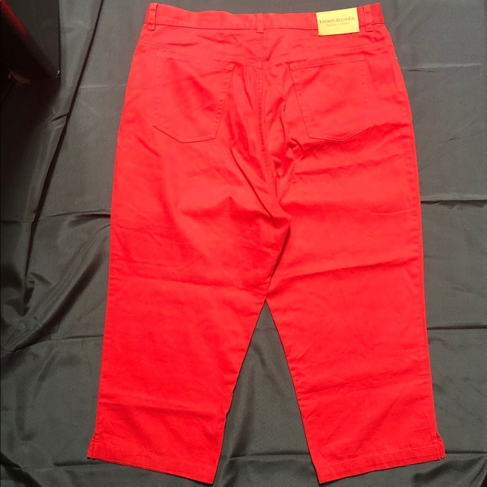 Ralph Lauren Vibrant Red Jeans - Picture 6 of 10